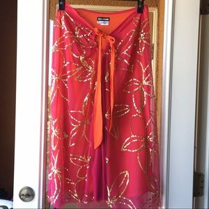 Beautiful beaded skirt/dress by Basil & Maude.